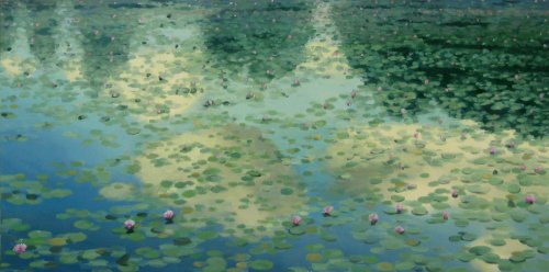 Chilmark Summer Water Lillies © Marjorie Mason