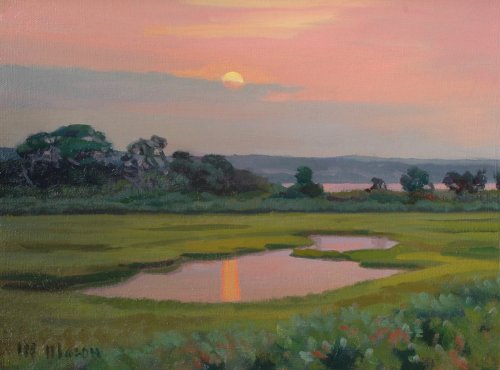 Sengekontacket Pond Sunset © Marjorie Mason